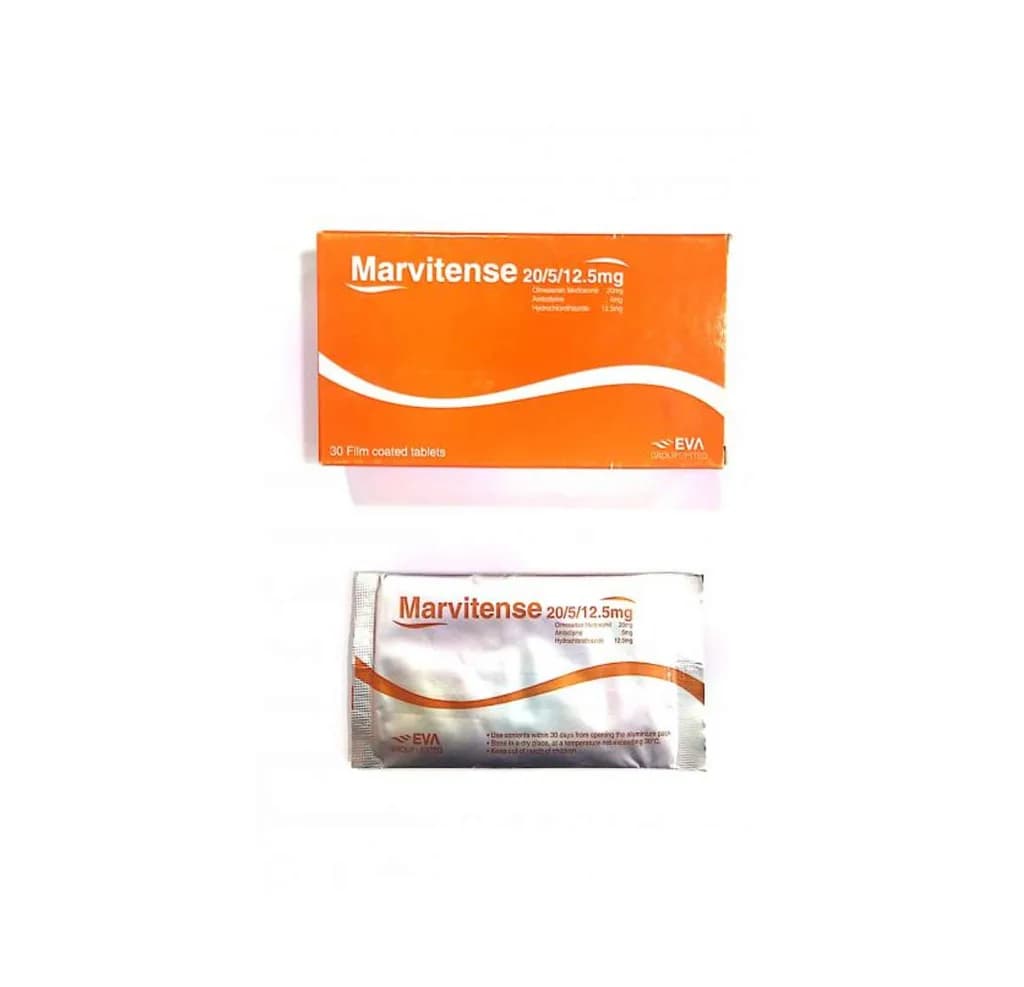Marvitense 20/5/12.5Mg 30 Tablets
