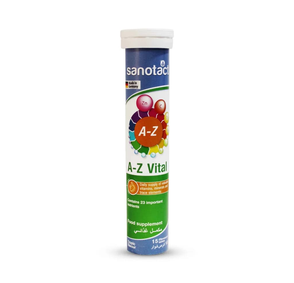 Sanotact  A-Z Vital 15 Effervescent Tablets
