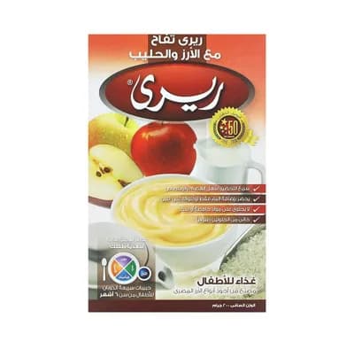 RIRI CEREAL APPLE W/RICE&MILK 200GM