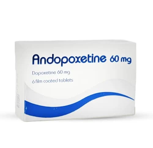 Andopoxetine 60mg 6 Film Coated Tablets