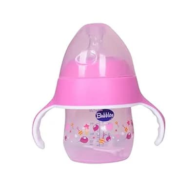 BUBBLES NATURAL BOTTLE W HAND ROSE 150ML