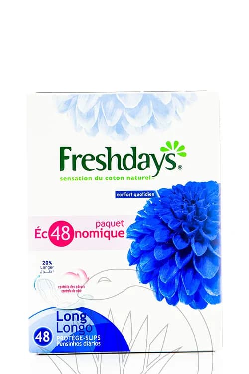 Freshdays Long Pantyliners 48 Pads