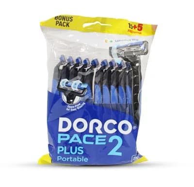 DORCO PACE-2 PLUS PORTABL RAZOR(15+5)F/M