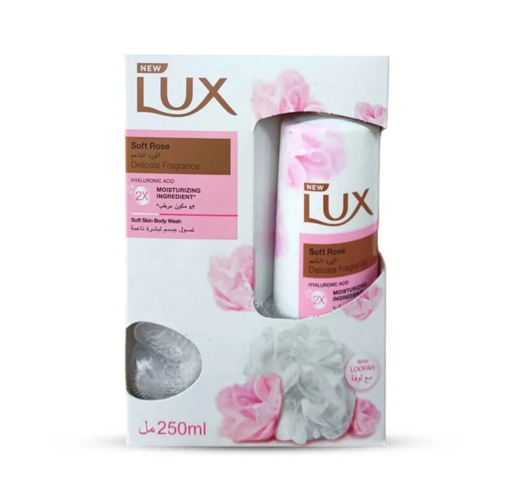 LUX SHOWER GEL SOFT ROSE 250ML