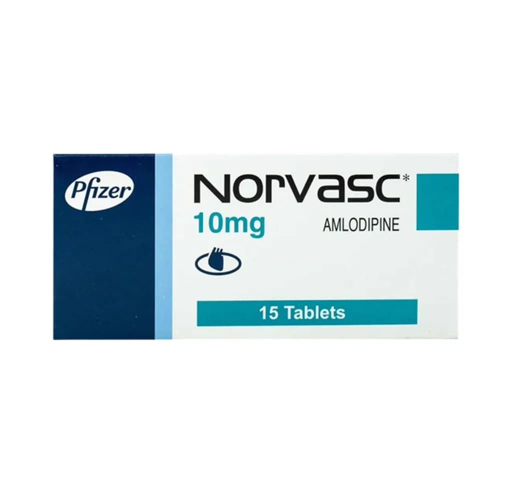 Norvasc 10Mg 15 Tablets