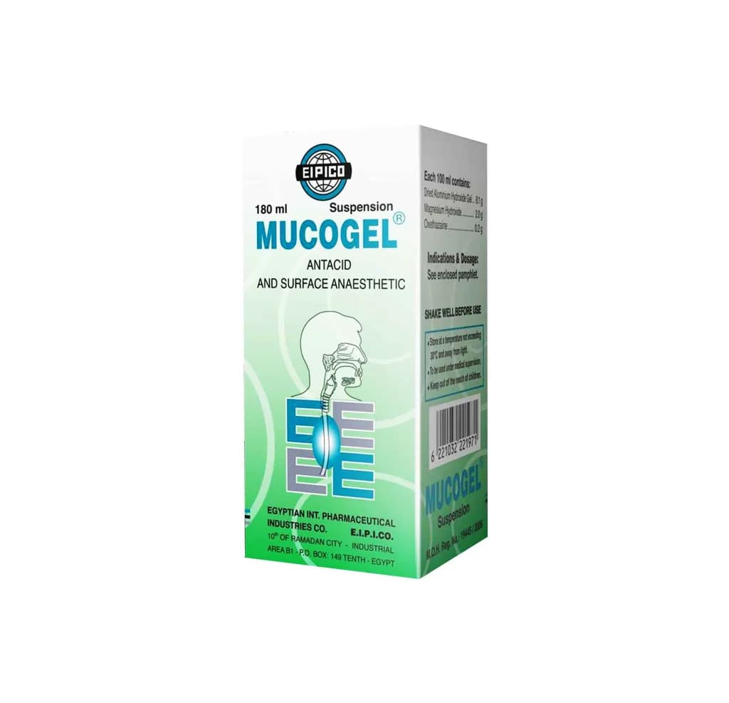 Mucogel Suspension 180Ml