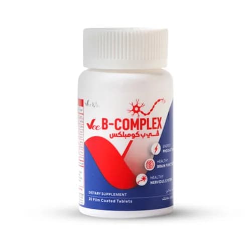 Vee B-Complex Dietary Supplement 30 Film Coated Tablets