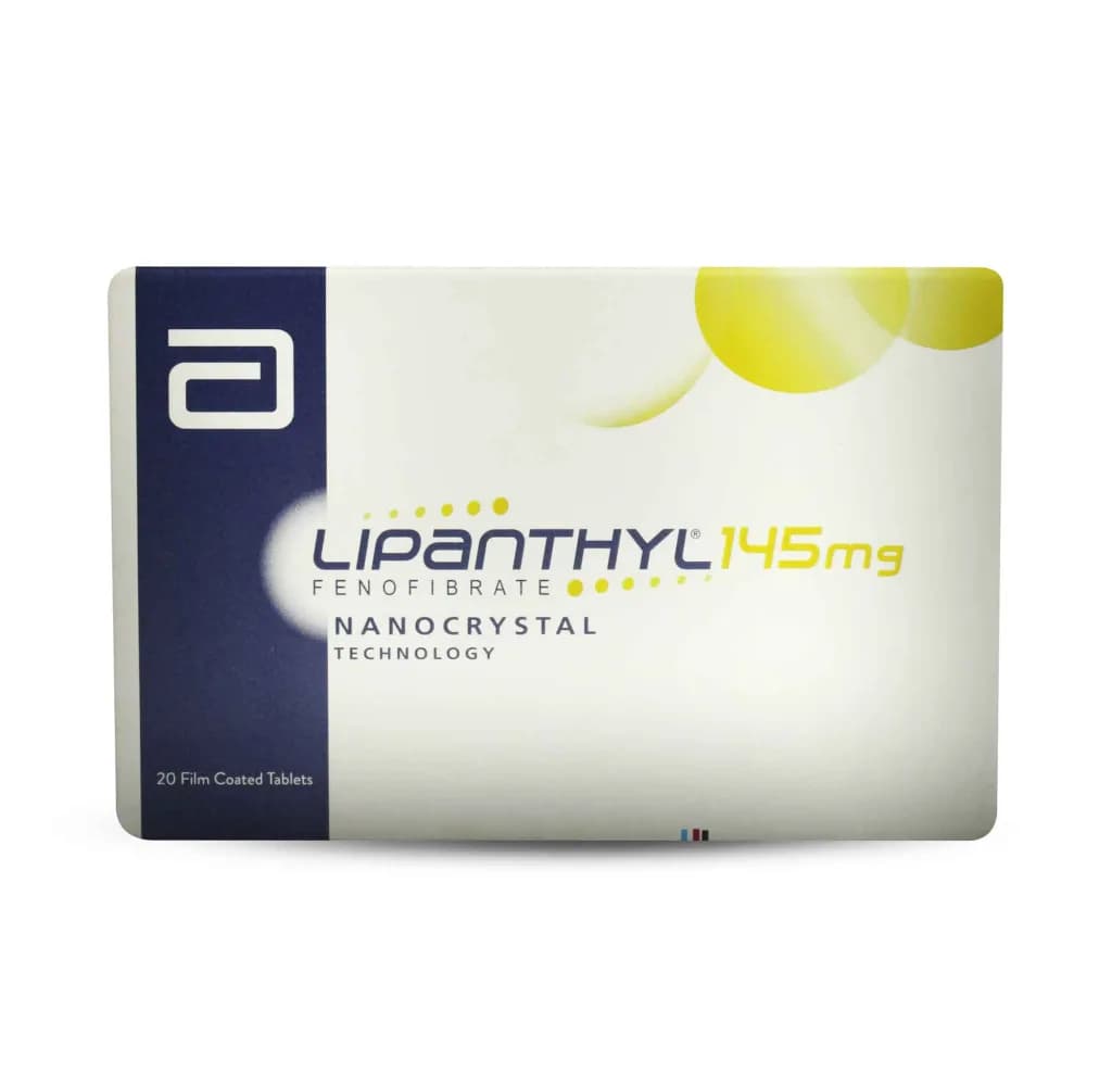 Lipanthyl 145mg 20 Film Coated Tablets