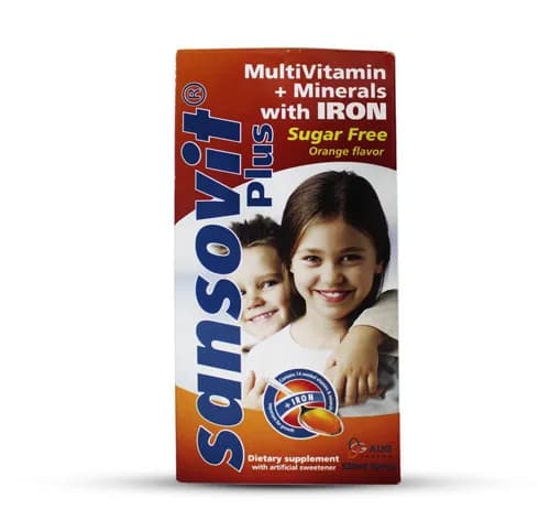Sansovit Plus Multi-Vitamin with Iron Syrup 320ml