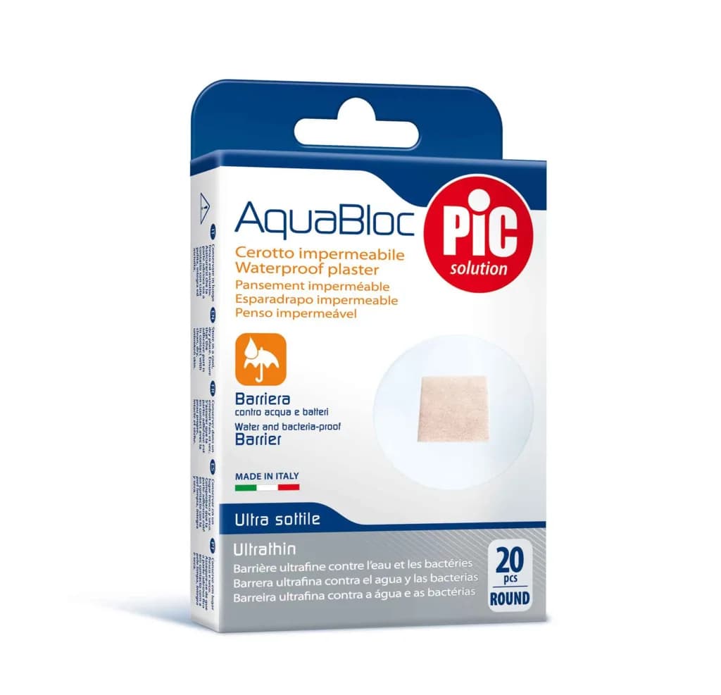 PIC AQUABLOC W.PROOF PLASTER ROUND 20P