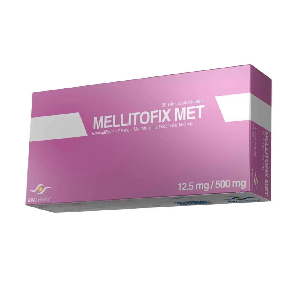Mellitofix Met 12.5/500Mg 30 Tablets