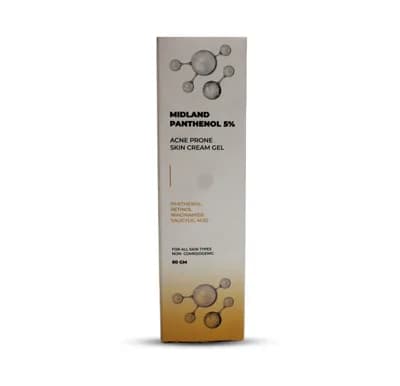 MIDLAND PANTHENOL 5% ACNE SK CR GEL 60GM