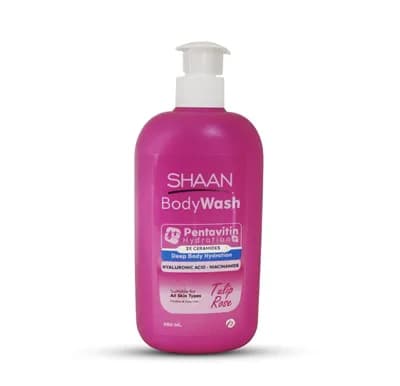 SHAAN BODY WASH TOLIP ROSE 480ML