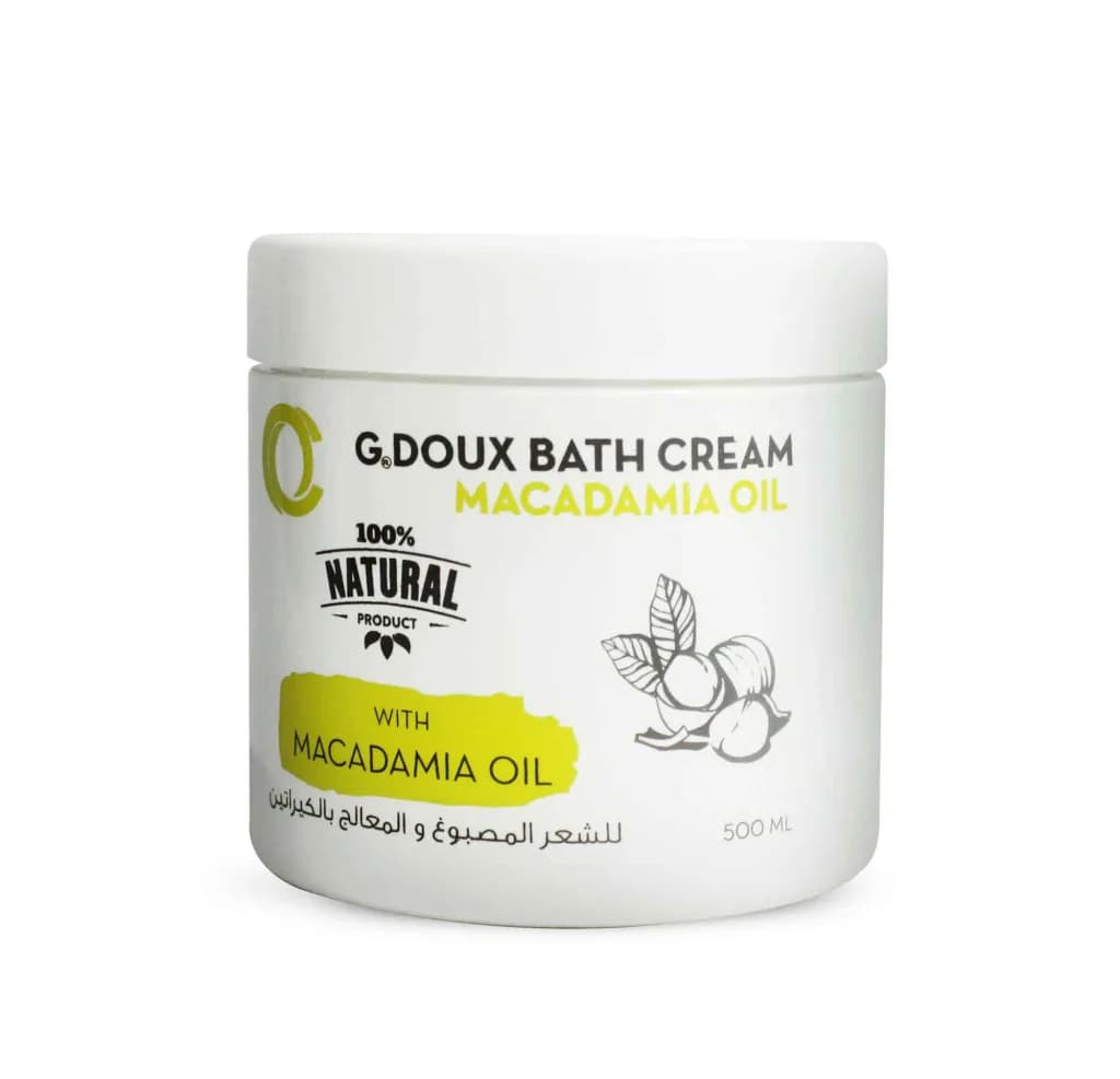 G Doux Bath Cream Macadamia Oil 500Ml