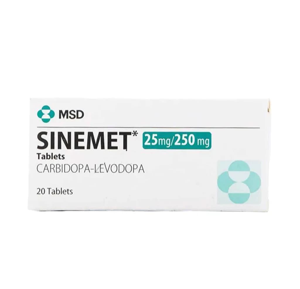 Sinemet 25/250Mg 20 Tablets