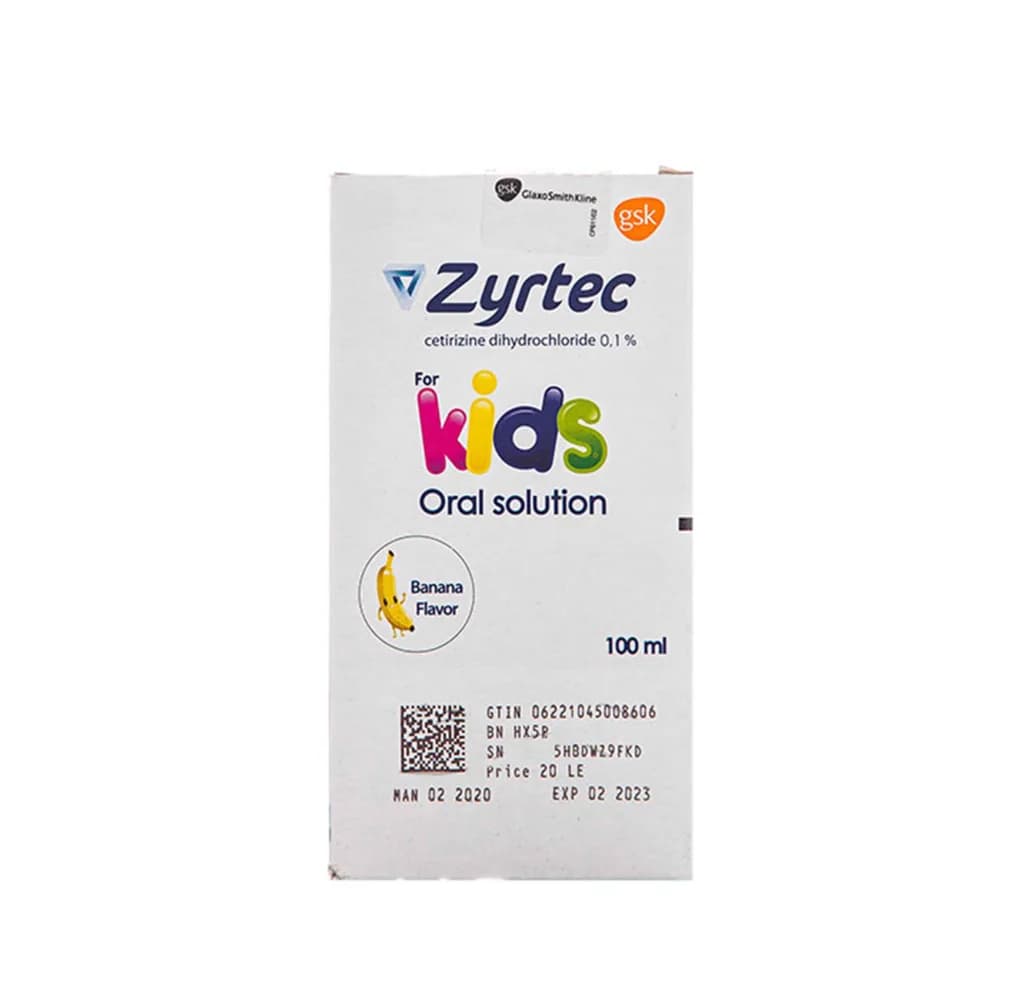 Zyrtec 1Mg/Ml Syrup 100Ml