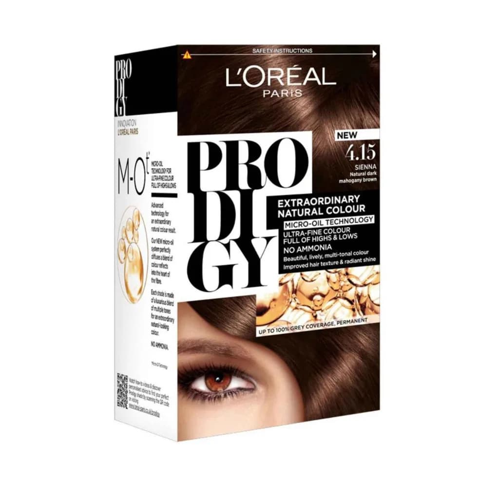 L'oreal Prodigy Ammonia Free Hair Color - 4.15 Frosted Brown