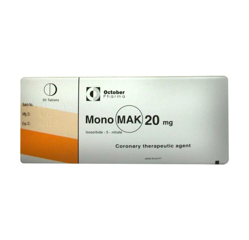 Monomack 40Mg 20 Tablets