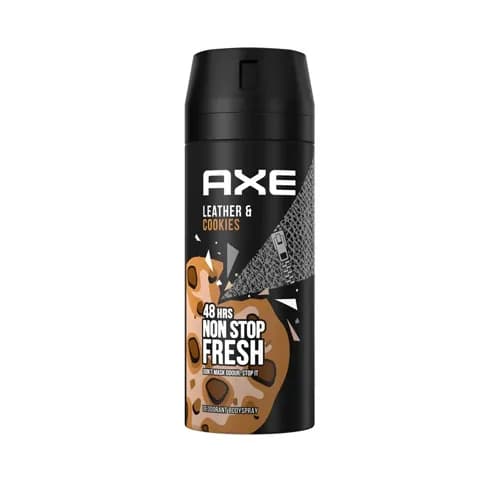 Axe for Men 48H ( Leather & Cookies ) Deodorant Spray 150ml - 30L.E Offer