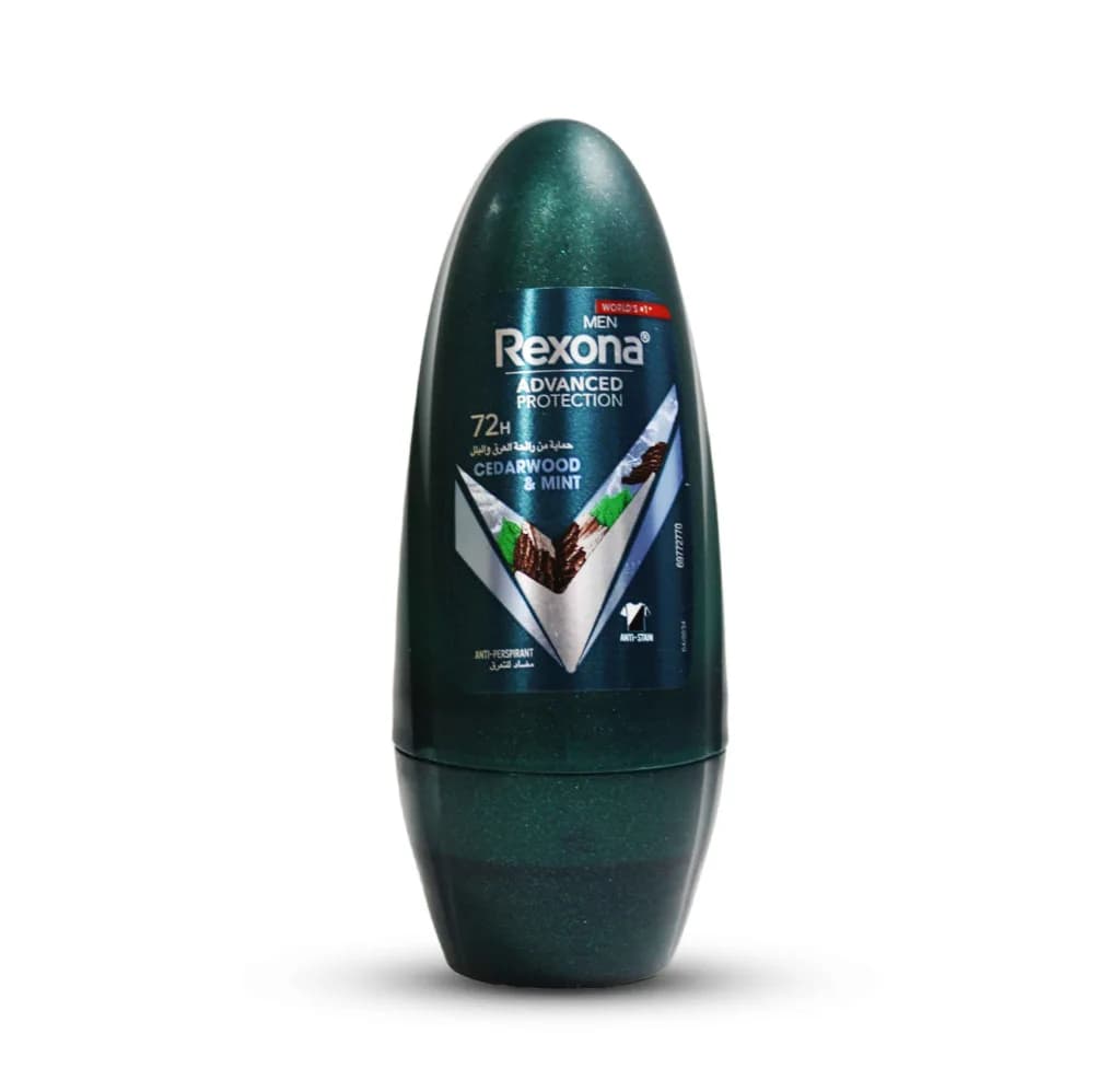 Rexona For Men Deoderant Roll-On Cedarwood and Mint 50ML