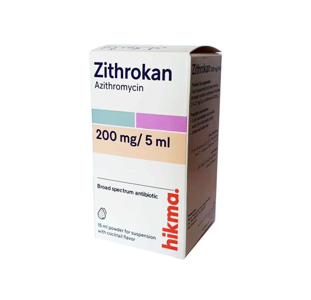 Zithrokan 200Mg/5Ml Suspension 15Ml