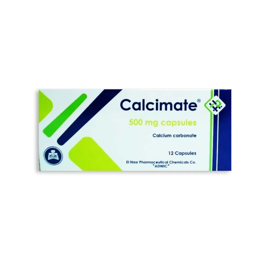 Calcimate 500 Mg 12 Capsules