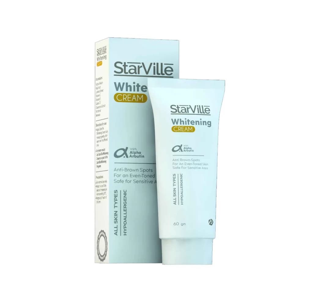 StarVille Whitening Night Care Gel 60gm + Whitening Cream 60gm Promopack (50% On Second)