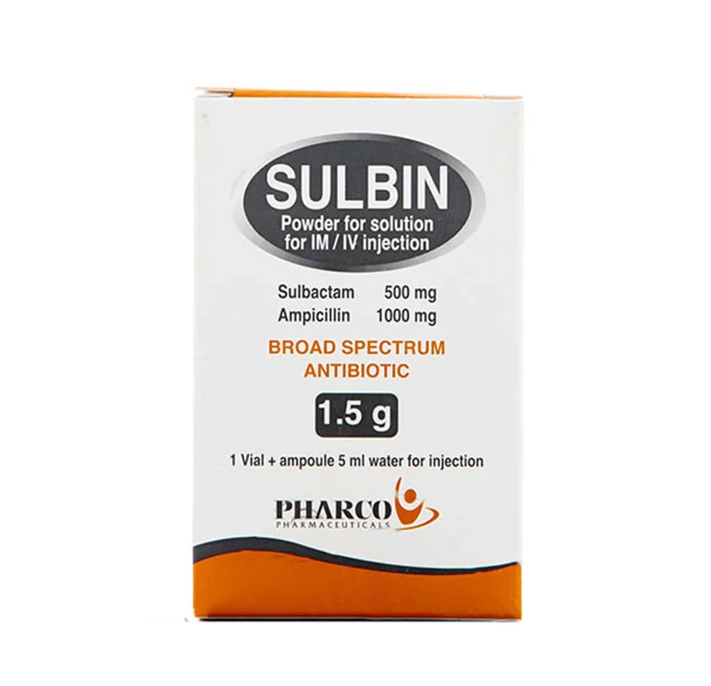 Sulbin 1.5Gm (1/0.5Gm) 1 Vial