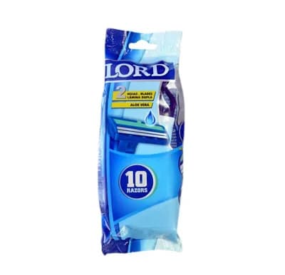 LORD 2B DISP RAZOR ALOE VERA 10P-L156M