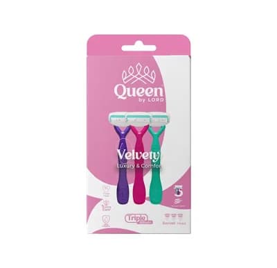 QUEEN 3B VELVETY TRIPLE RAZOR Q.0383.P