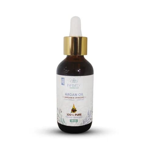 Infinity Naturals 100% Pure Organic Argan Oil ( Face,Hair and Body ) 50ml