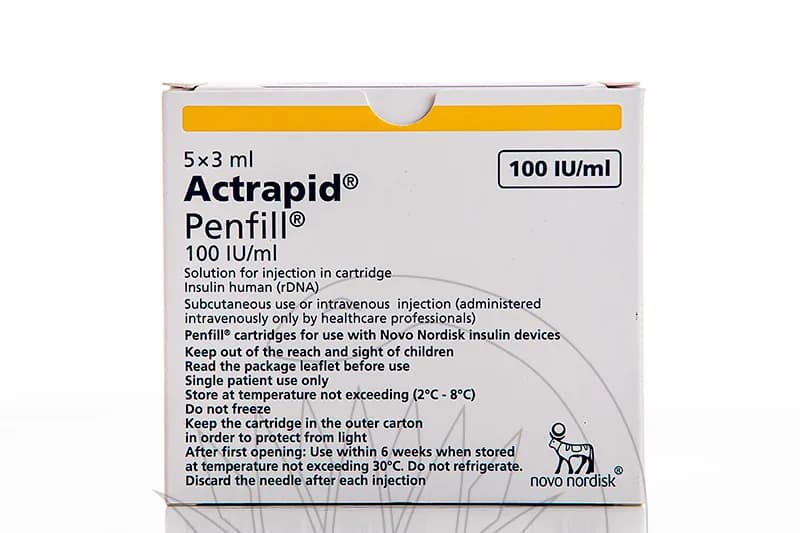 Actrapid Hm 100Iu 5X3Ml Penfill