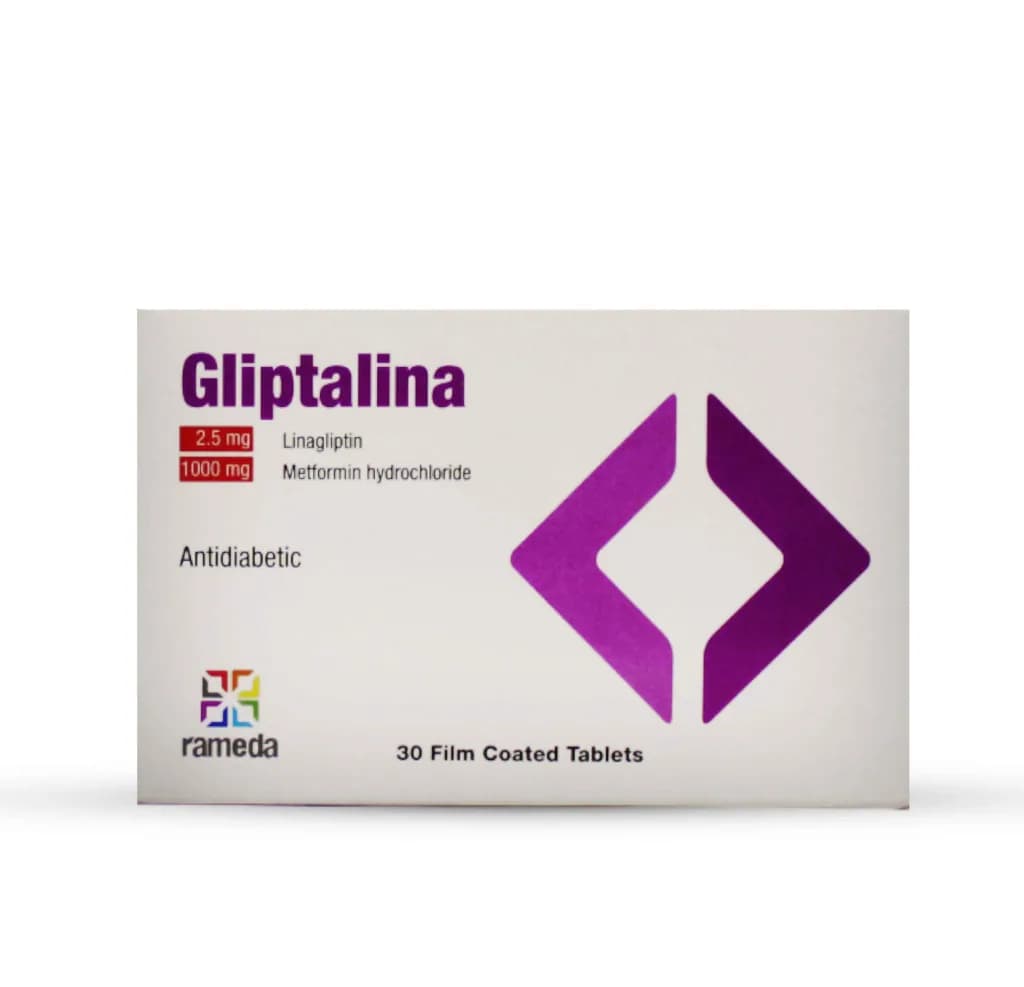 Gliptalina 2.5/1000mg 30 Film Coated Tablets