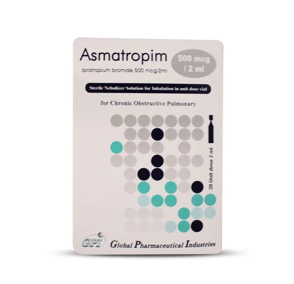 ASMATROPIM 500µ/2ML 20/VIAL F/INH