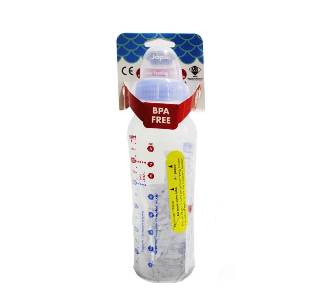 Japlo Round Bottle Blue 240Ml-Rd240-Card