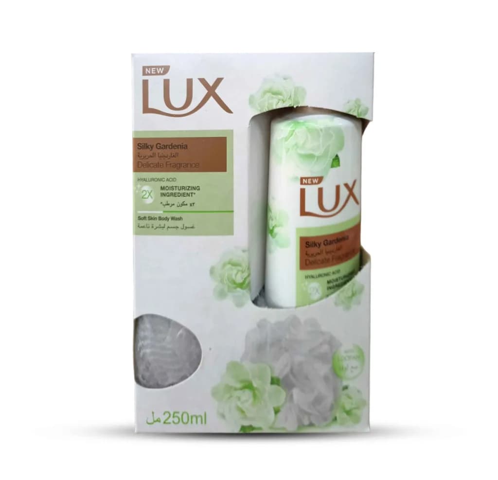 LUX SHOWER GEL SILKY GARDENIA 250ML